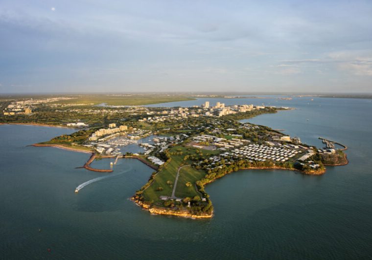 Darwin city basked in the light of the setting sun.<br /><br />From the sparkling harbour and WWII history to the city's Asian-influenced food and tropical outdoor lifestyle, Darwin is an adventurer's paradise.